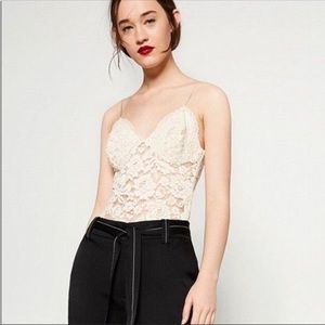 ZARA - Lace Bodysuit Size Medium